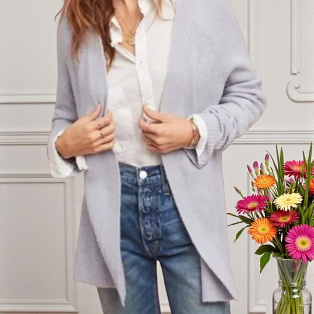 Moth Anthropology Open Front Over-Sized Cardigan